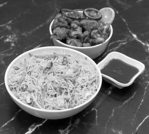 Veg Fried Rice With Gobi 65