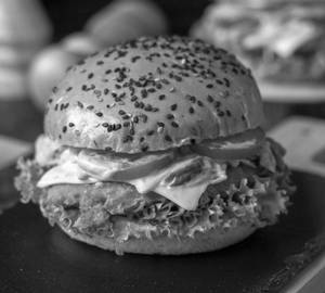 Veg cheese grilled burger