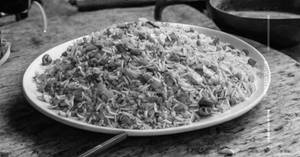 Egg fried rice (half)