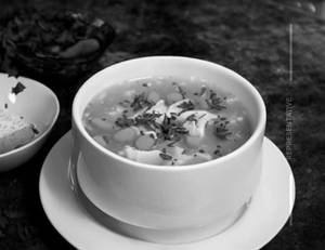 Roasted Garlic Chicken Soup