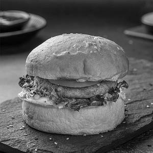 Veg Schezwan Cheese Burger