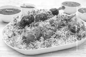 Chicken Kabab Biryani