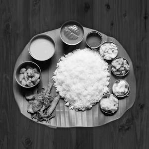 Bhojanam plate