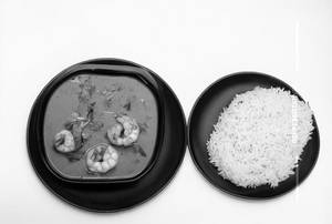 Prawns Sambar Rice
