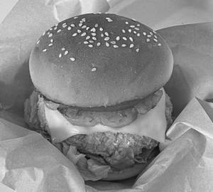 Paneer cheese grilled burger