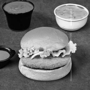 Paneer tikka chicken burger