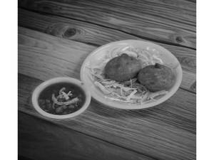 Dal Kachori Chana [2 Pieces]