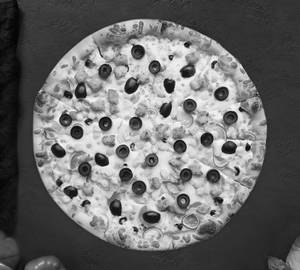 Corn & Olives Pizza