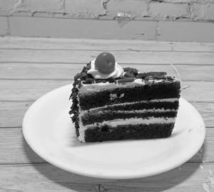Fresh Cream Black Forest Piece Cake