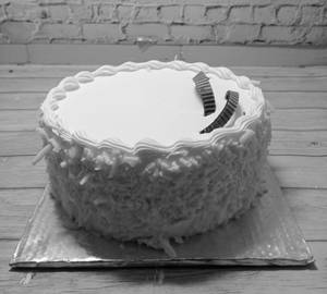 Fresh Cream White Forest Cake
