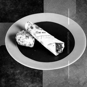 Egg paneer cheese roll