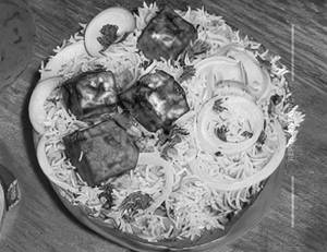 Paneer Tikka Dum Biryani