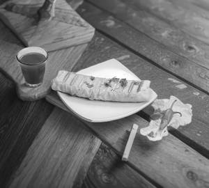 Rumali Shawarma Roll with Karikkin Shake