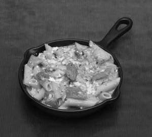 Pink sauce pasta
