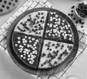 Black & White Waffle Cake