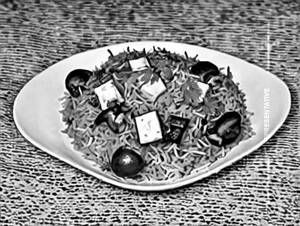 Paneer & Mushroom Biryani