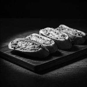 Veg Stuffed Garlic Bread