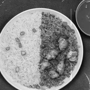 Chicken Fry Rice Plate