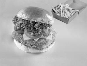 Swiss Cottage Cheese Burger+the Og Fries
