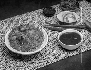 Chicken Schezwan Rice Full