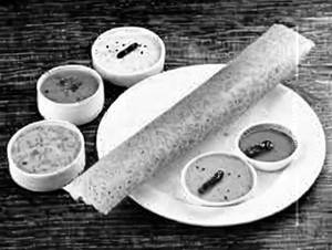 Butter cheese plain dosa