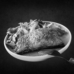 Ninan's Signature Smoked Salmon Steak
