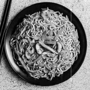 Mushroom Noodles & Rice