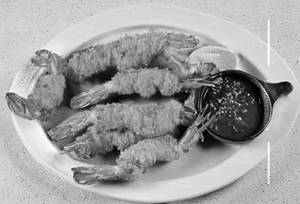 Golden Fried Prawns