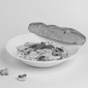 Penne Pasta in Cheesy White Sauce