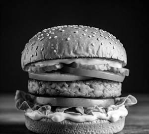 Veggie cheese burger