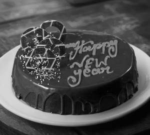 New Year Special Chocolate Cake