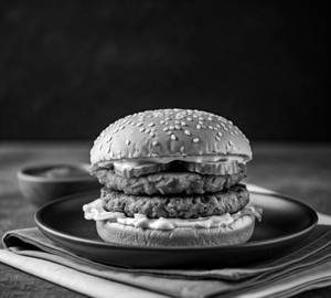 Double tikki burger