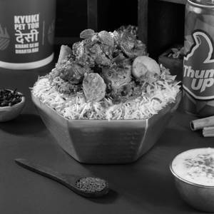 Mutton Aur Dum Aloo Ki Biryani ( With Bone )