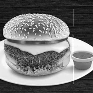 Butter veg burger