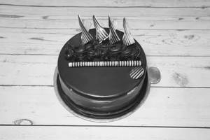 Eggless Choco Truffle Cake