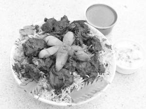 Hyderabadi Mutton Biryani Fry Pcs 1000Ml