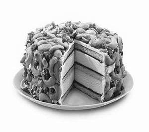 Golden Fantasy Ice Cream Cake [1000 ml]