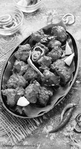 Chicken fry with green chutney