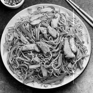 Chicken Pan Fried Noodles