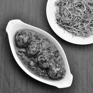 Veg Manchurian +veg Noodles+ Tomato Soups