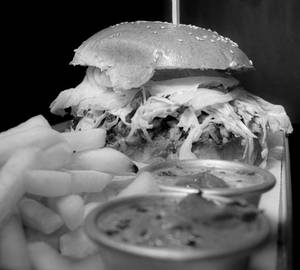 Sesky paneer burger 