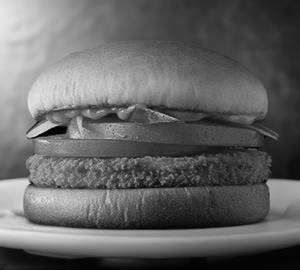 Crispy veg burger