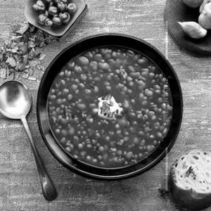 Roasted Garlic & Onion Spiced Lentil Soup