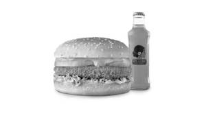 Chicken Nikku Singh Burger + Gulaabo Pink Lemonade