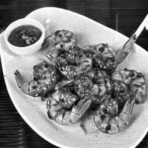 Korean Black Pepper Prawns Dry