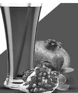 Pomogranate seeds juice