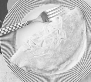 Plain double egg omelette