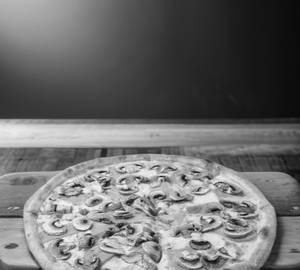 Baked Mushroom Pizza