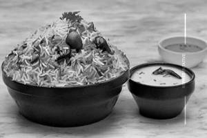 Mushroom biryani