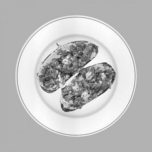 Garlic Hummus Toasts